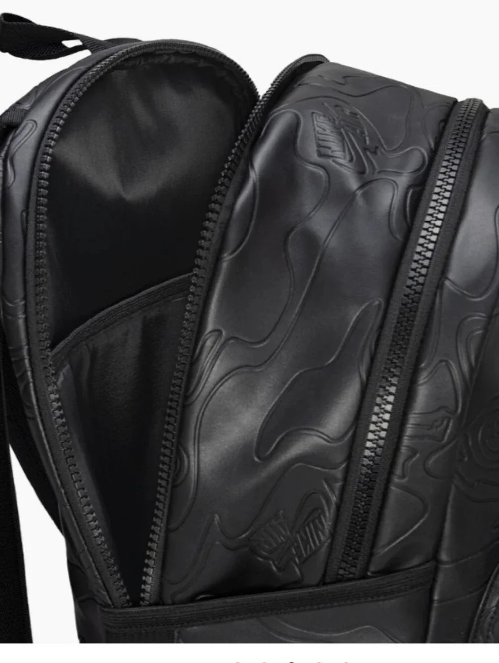 Jordan Topographic Borough Backpack- Black/Gold